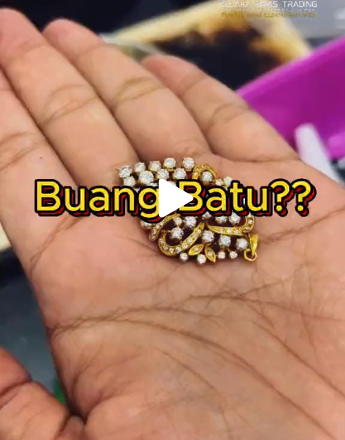 [Video] Boleh jual ke barang kemas berbatu?